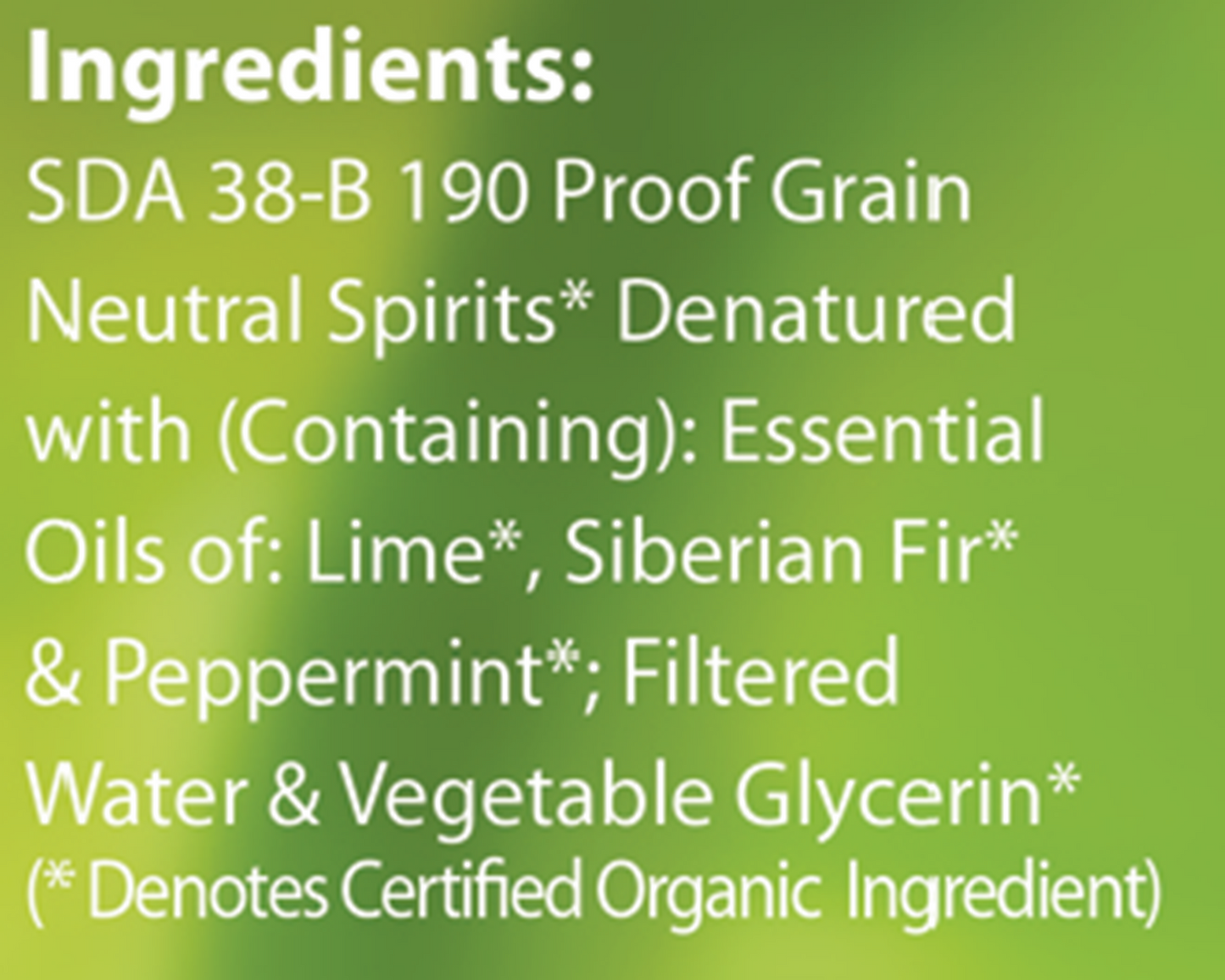 Organic Lime Deodorant 4 fl oz