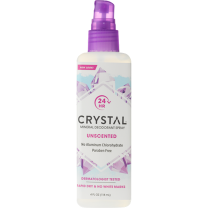 Unscented Crystal Body Spray 4 oz