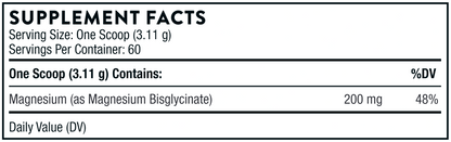 Magnesium Bisglycinate NSF 6.5 oz