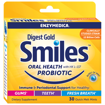 Digest Gold Smiles 30 quick melt mints