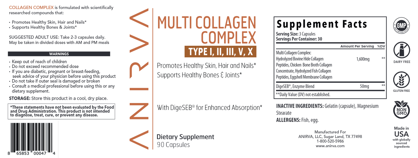 Multi Collagen Complex 90 caps